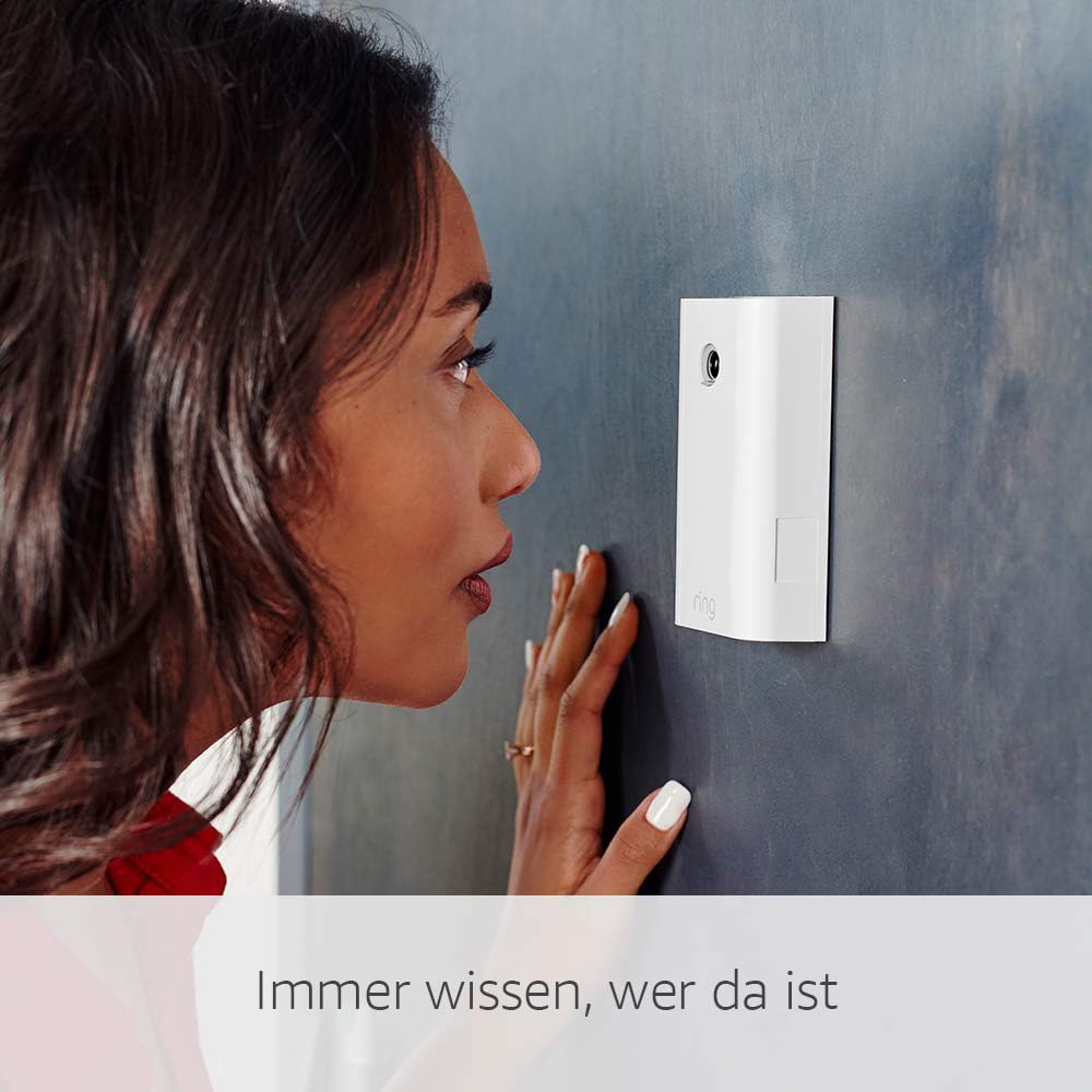 Ring Video-Türspion (Door View Cam) | Für eine Türstärke von 54–75 mm (Empfohlene Version) | Kabellose Türklingel-Sicherheitskamera mit 1080p-HD-Video | 30-tägige kostenlose Testphase für Ring Home