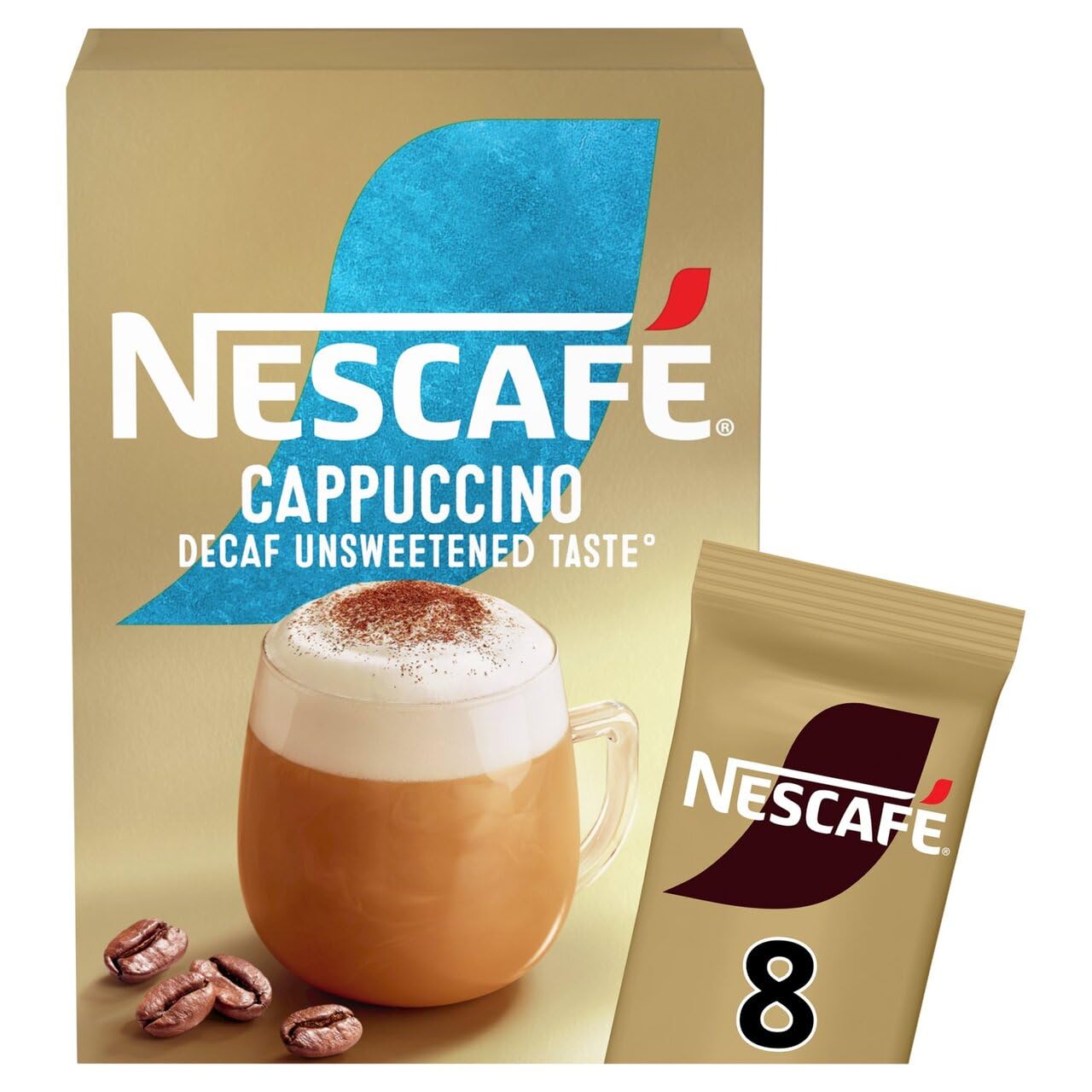 NescafeInstant Gold Cafe Menu Cappuccino Decaff Unsweetened