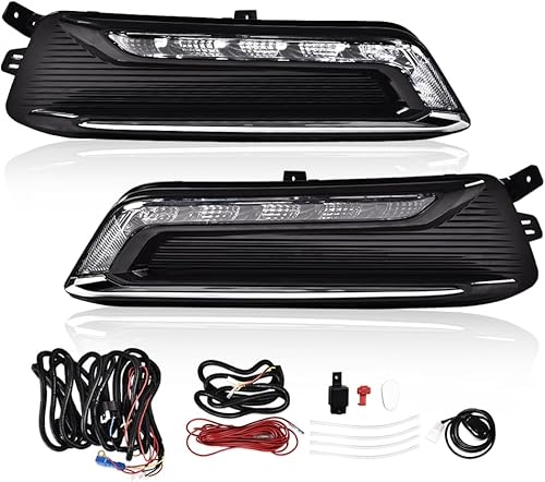 Vista 208 de GRAND ORANGE Luz antiniebla compatible con Chevy Cruze 2016 2017 2018 (no apto para modelos manuales Lt o manuales diesel) proyector de conducción