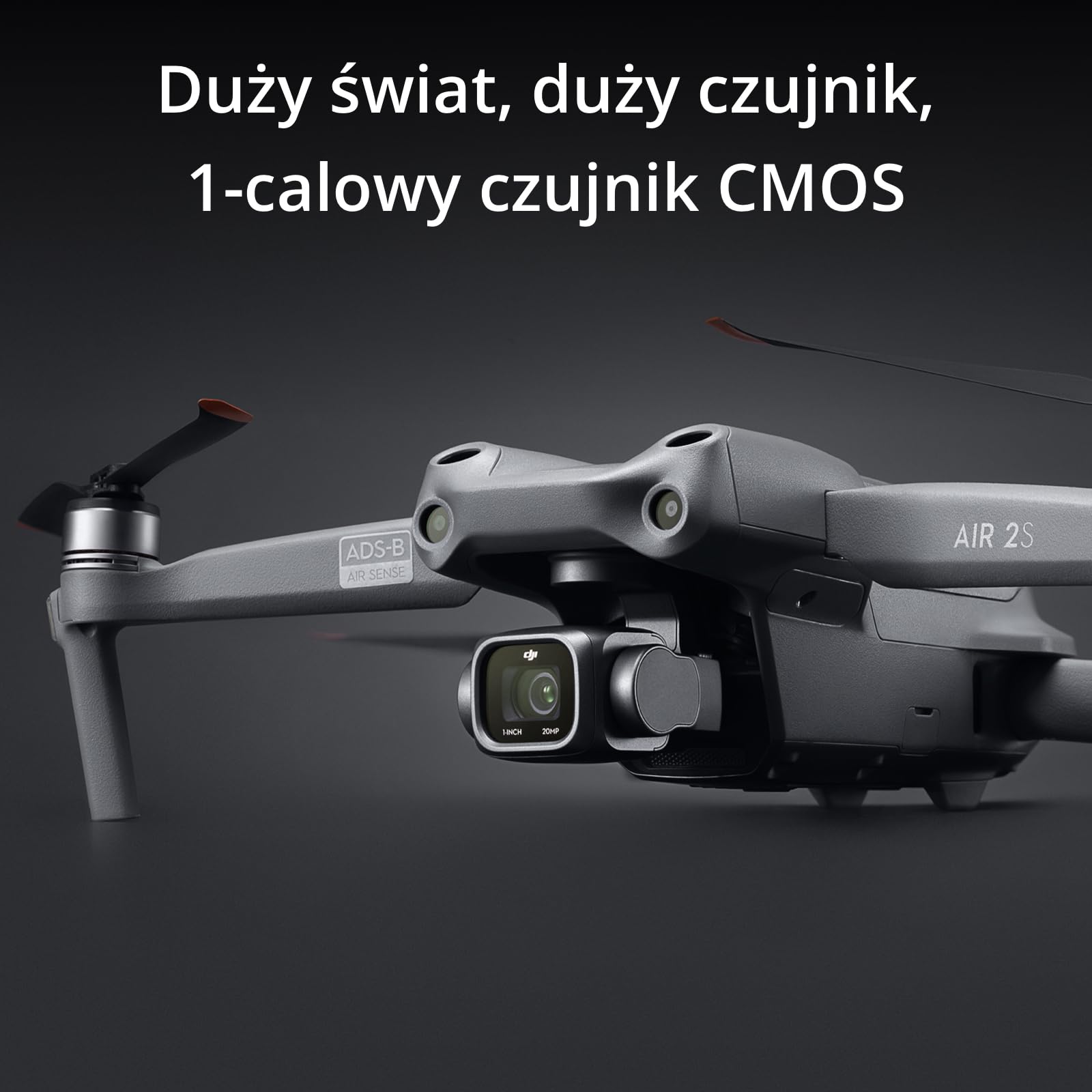 DJI Air 2S Worry-Free Fly More Combo - Dron z 3-osiowym gimbalem do kamery, wideo 5.4K, 1-calową matrycą CMOS, MasterShots