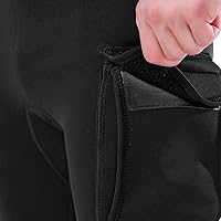 Vista 7 de Keenso Pantalones cortos de buceo, 0.118 in de neopreno para hombre, pantalones cortos de buceo Equipo de buceo Pantalones de bolsillo de traje