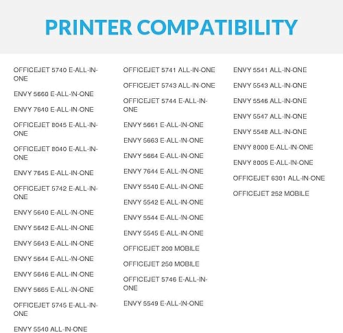 Miniatura 5 de SPEEDYINKS Cartucho de tinta remanufacturado de repuesto para HP 62XL 62 XL C2P05AN de alto rendimiento para usar con impresoras HP, Envy 7640 5660