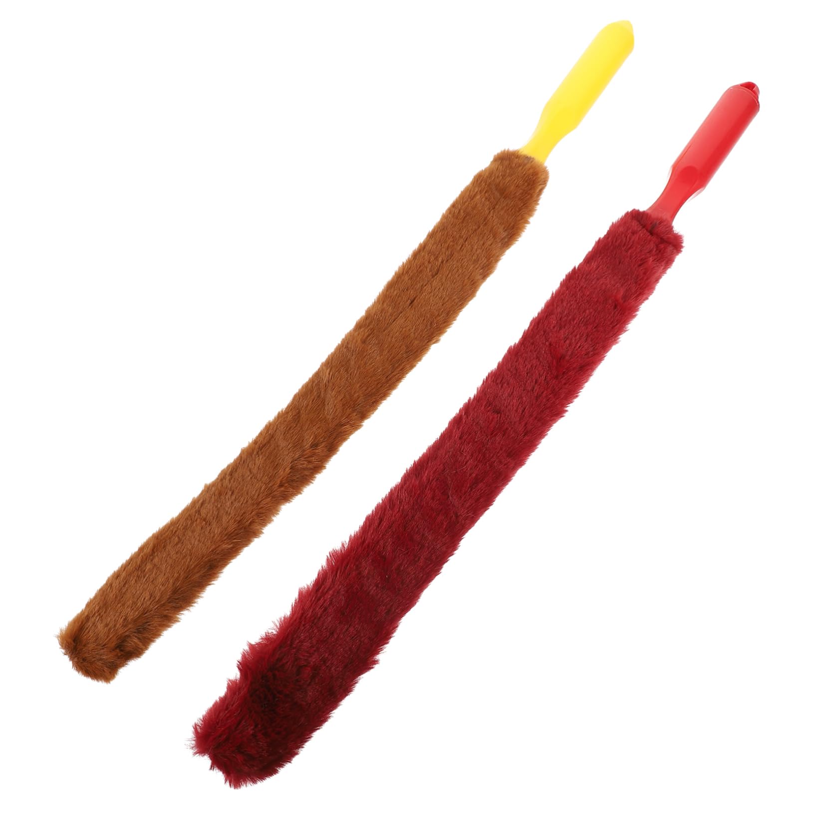 BESTonZON 2pcs Guzheng Dusting Brush Removable Handle Dust Removal Instrument for Cleaners Musical Instruments Abs Handle Portable Easy Storage Random Style