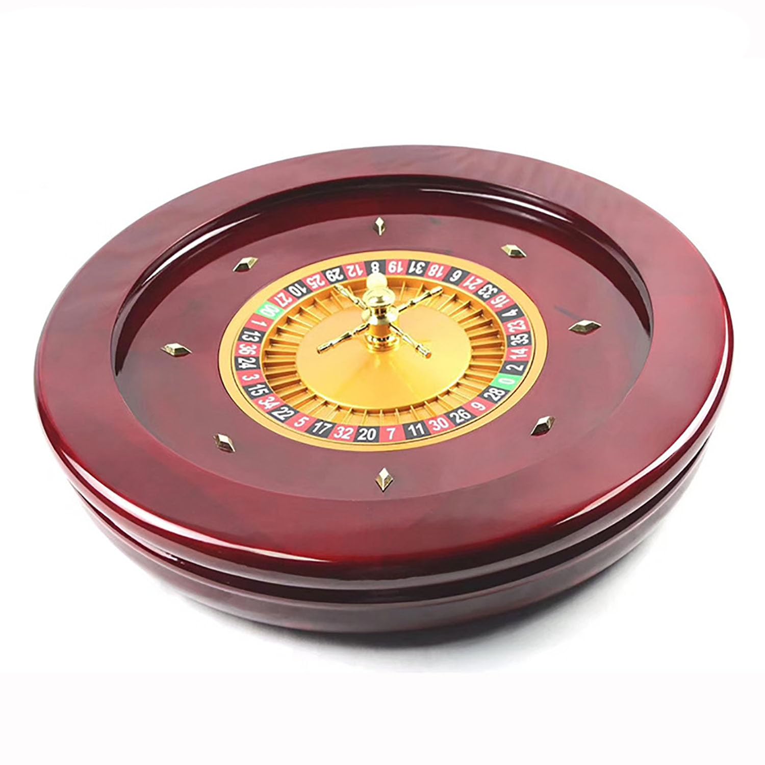 COYEUX Ruota della Roulette in Legno da 20 Pollici, Roulette con Cuscinetti di precisione, Set di Ruote della Roulette Giradischi, per Una Serata di Gioco a casa o Una Festa in Discoteca