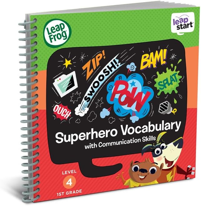 LeapStart 1st Grade Activity Book: Superhero Vocabulary & Skills