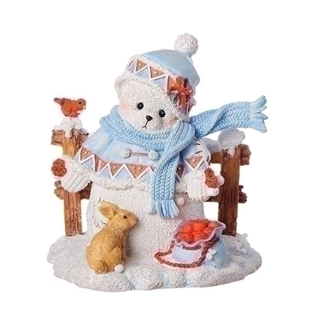 Figurine Snowbear par Charlotte de clôture en résine 9,5 cm statuette décoration salon moderne