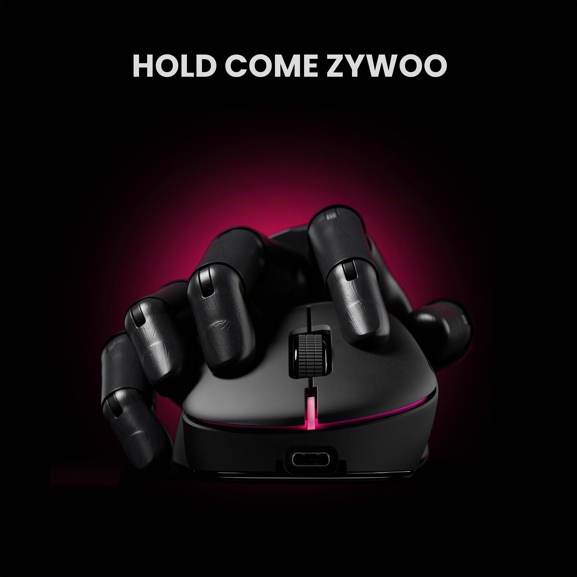 Pulsar Gaming Gears ZywOo Mouse Gaming wireless, Mini, Nero | Ultraleggero 1.94 oz (55g), Switch ottici, 32000 DPI, 750 IPS, 8K Compatible