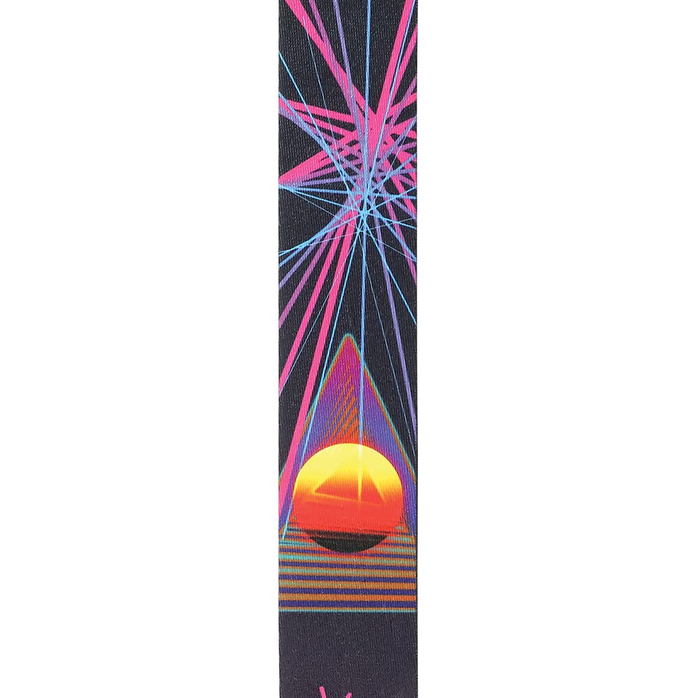 D'Addario Accessories Outrun Polyester Guitar Strap, Neon Stars