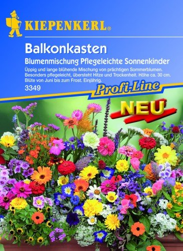 Preisvergleich Produktbild Balkonkasten-Blumenmix "Pflegeleichte Sonnenkinder",1 Portion