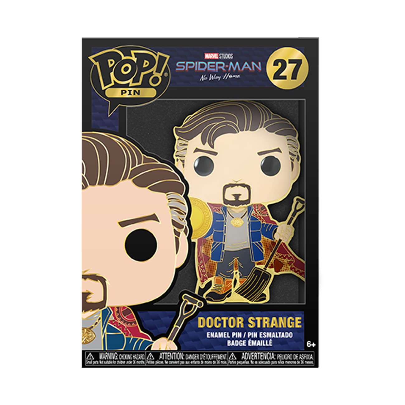 Funko Pop! Large Enamel Pin Spider-Man Tom Holland - Broche Émail Collection Marvel