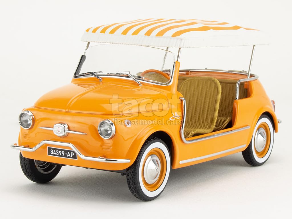 Fiat 500 Jolly 1965 Arancione 1/18