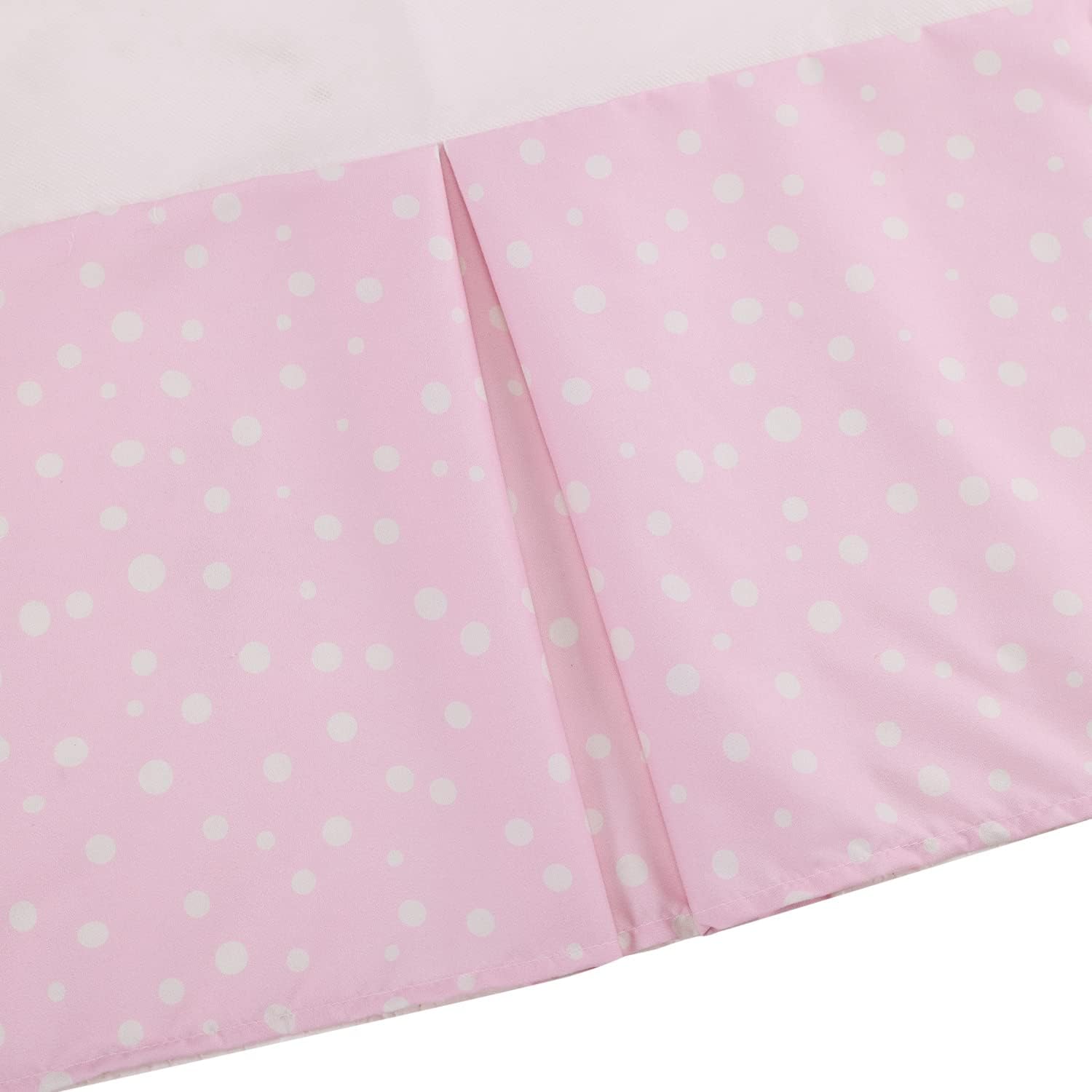 Floral Animal Crib Bedding Set for Girls - 3 Pieces - Pink Flower Fox Theme Baby Girl Cot Bedding Set