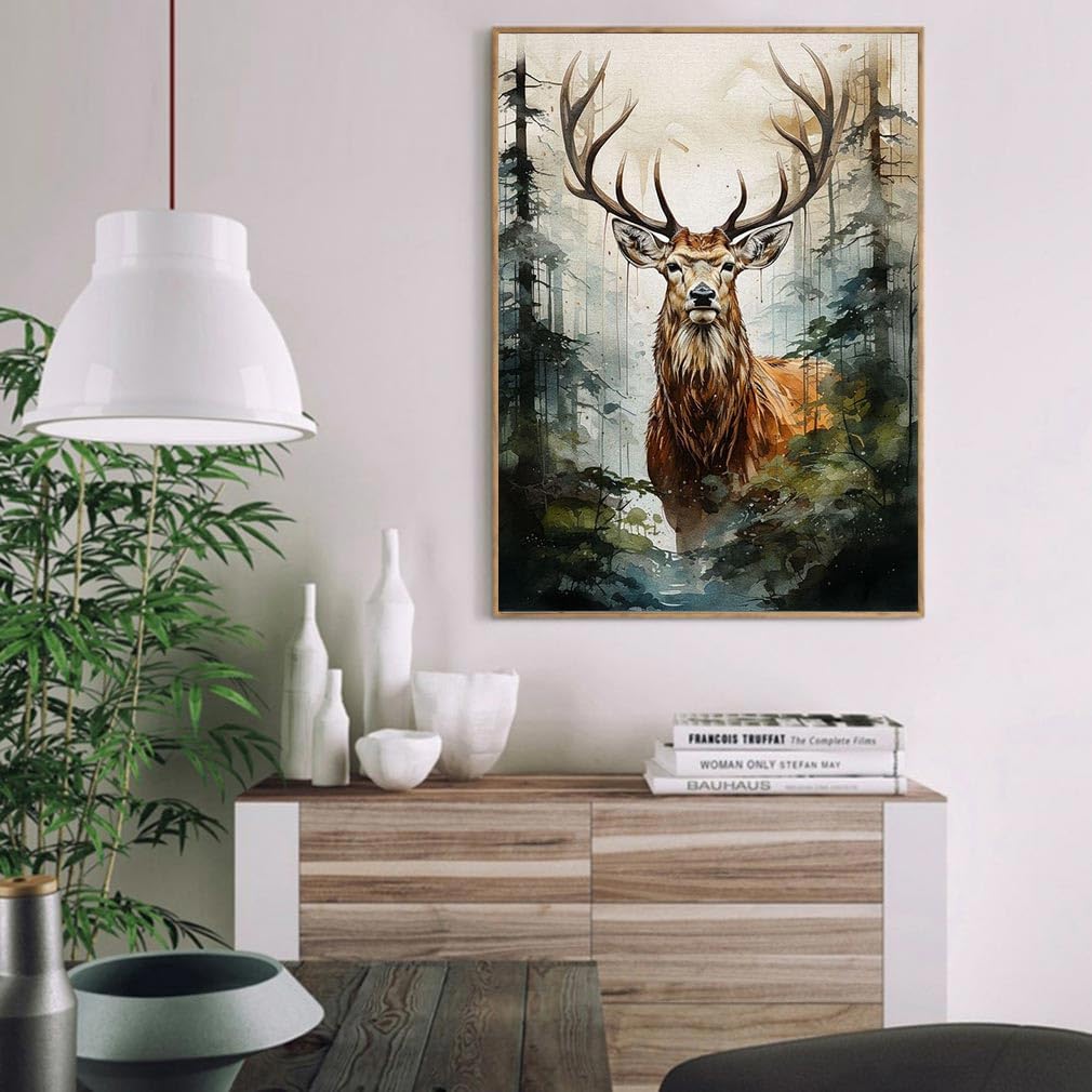 Pittura Con I Numeri Per Adulti - Set Fai Da Te Con Tela 30x40 Cm, Colori Acrilici E Pennelli - 4