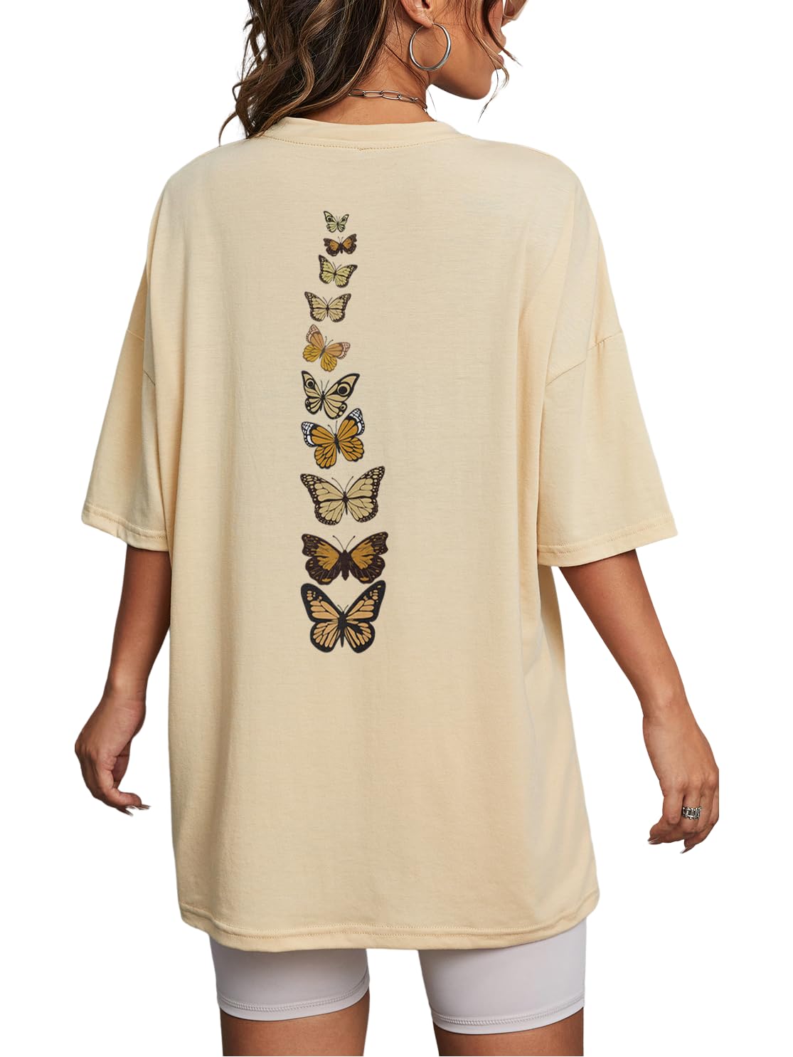 SOLY HUXWomen's Oversized T Shirts Graphic Tees Casual Vintage Summer Tops Half Sleeve Shirts