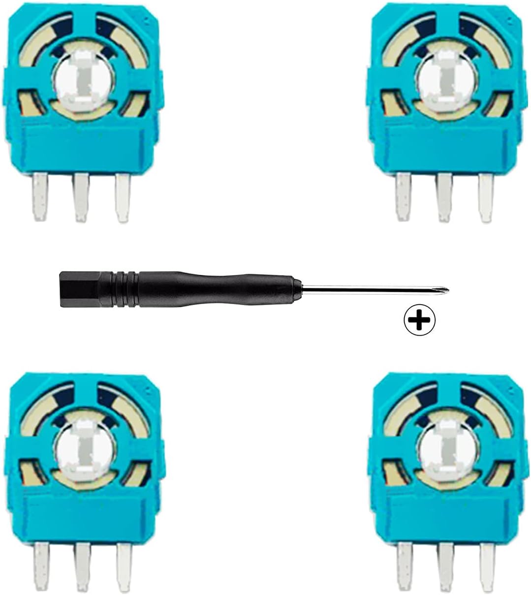 Analog Joystick Trimmer Potentiometer Sensor Pack 4 Replacement, for