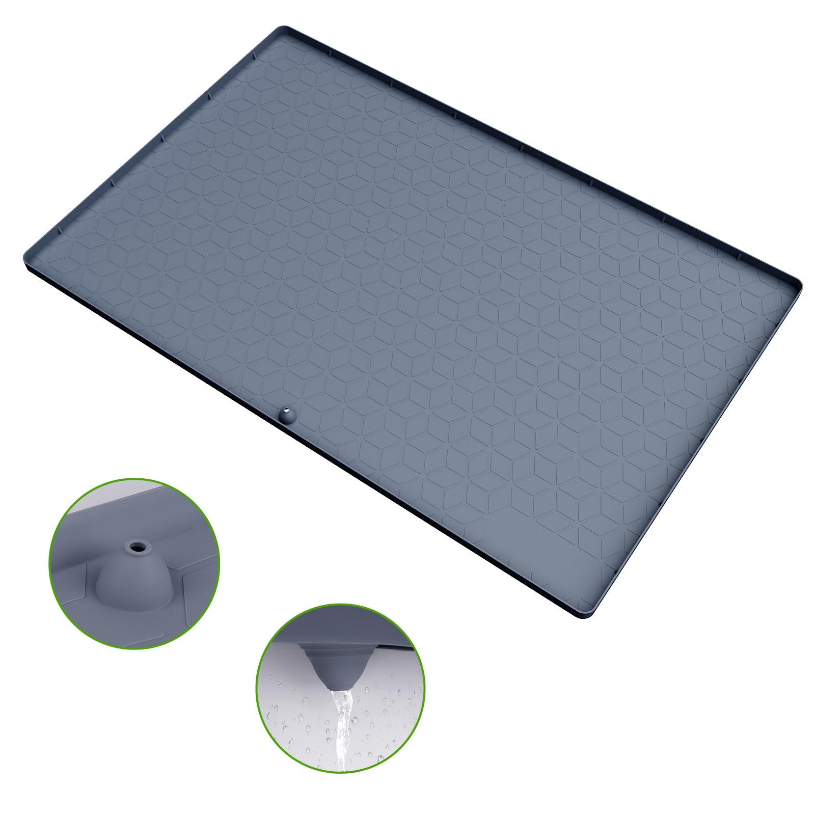 Micitihi Silicone Sink Mat Protects and Organizes: 34