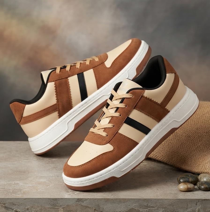 Image of Men's Stylish Daily Use Canvas Sports Shoes