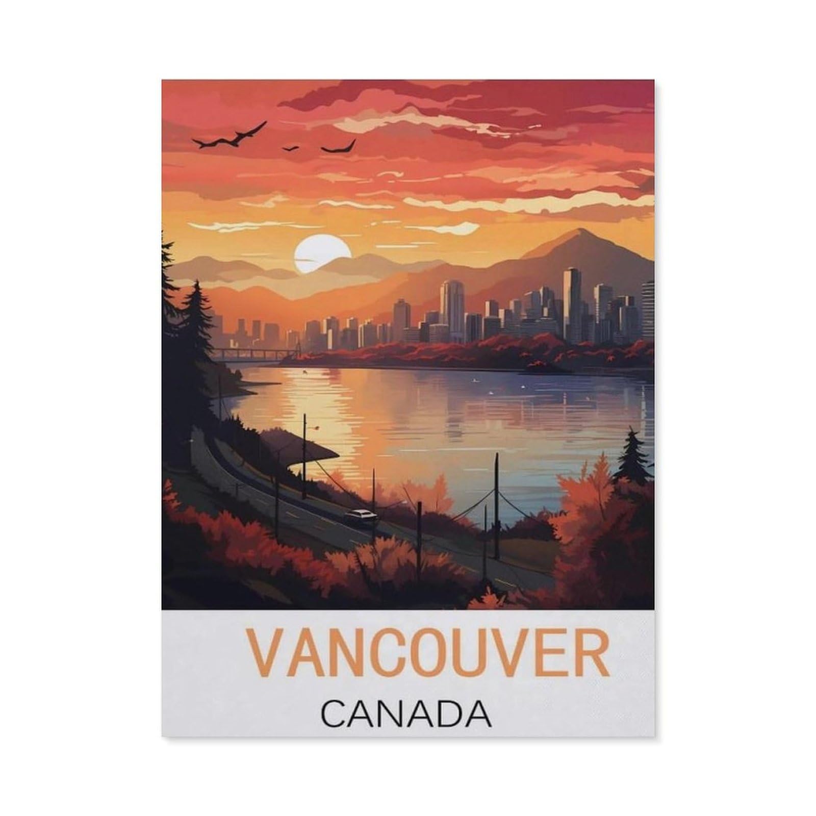 BEAYODKP Diamond Painting，Vancouver Canada（30x40cm）
