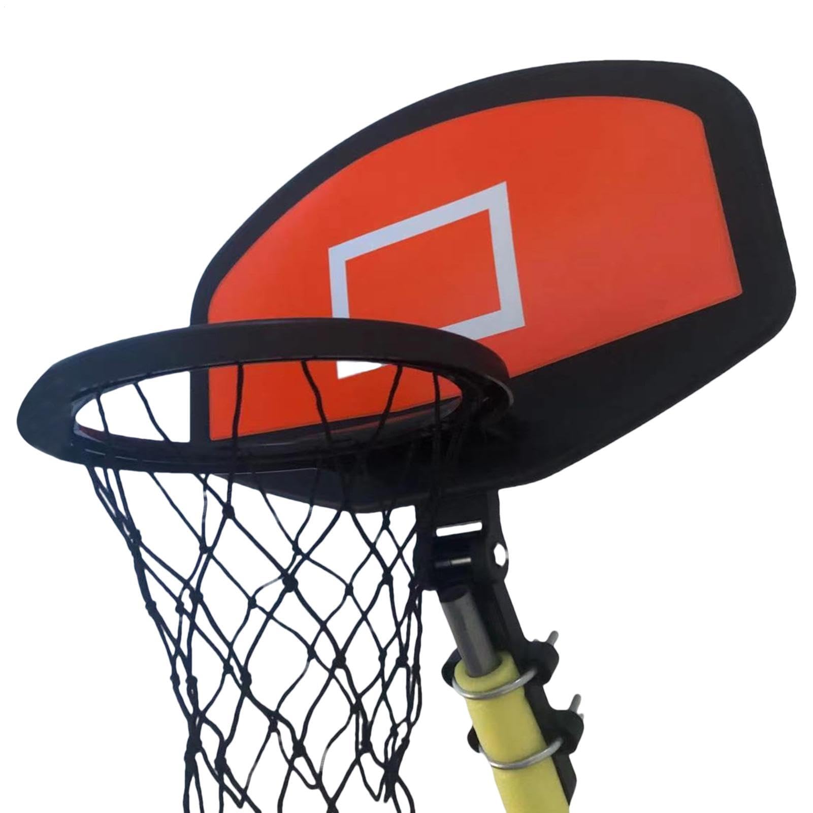 Basketball-Hoop Trampolin – robuster Goal-Springring für Kinder, kompaktes inneres Rückprallnetz | Dunk Outdoor Hoop für Springen, verstellbarer Basketballständer, Sportziel