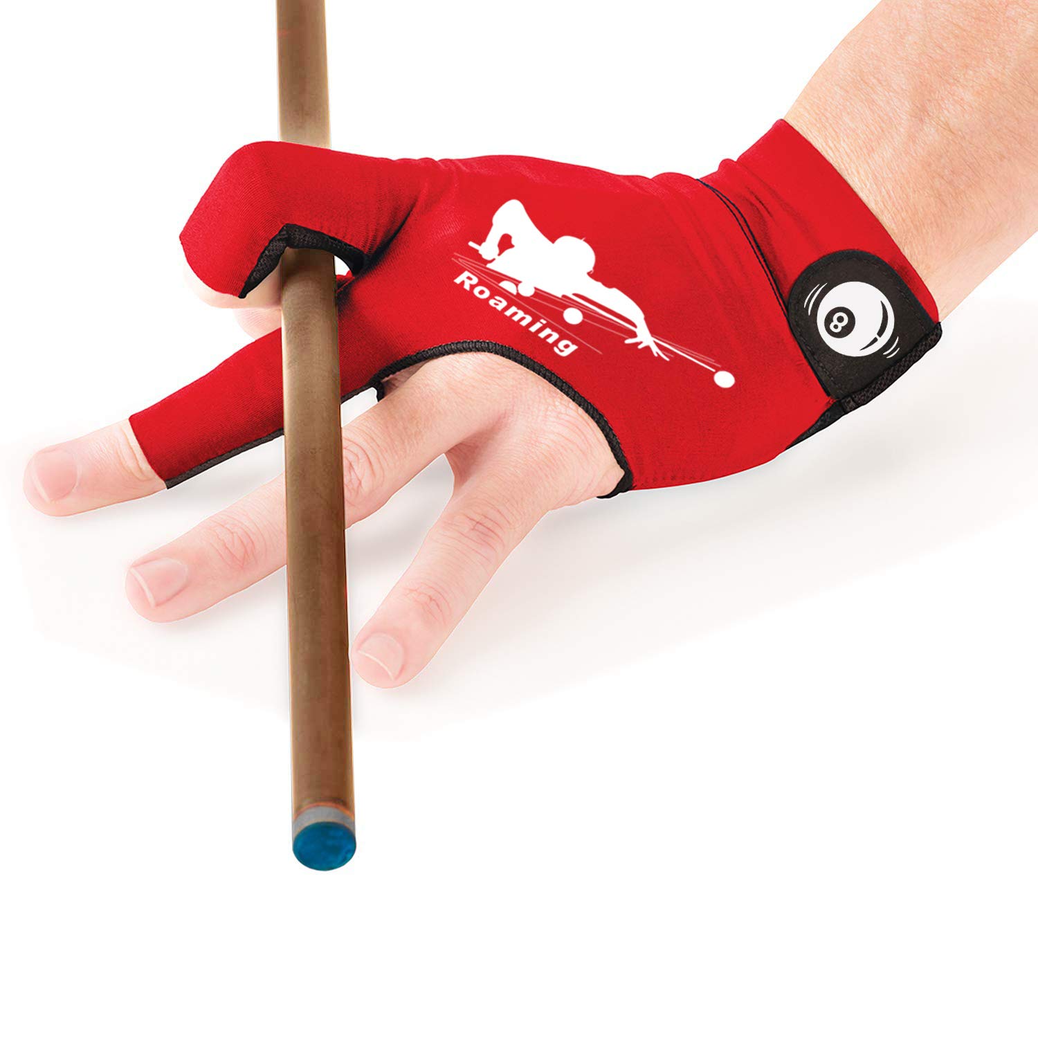Roaming Billiard Shooters Carom Pool Snooker Cue Sport Glove Fits on Left or Right Hand for Men Women — image 1