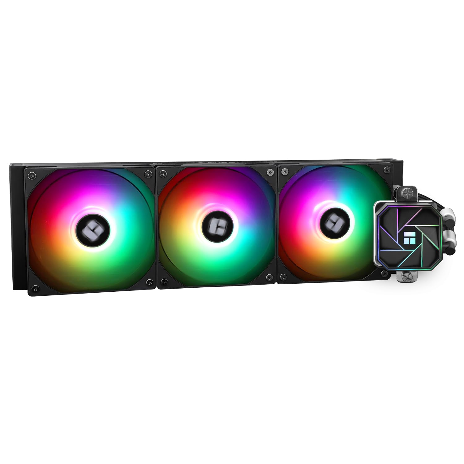 TR AQUA ELITE 360 V3 3 Ventole ARGB PWM con cuscinetti S-FDB, pompa efficiente controllata da PWM, per AMD / AM4 / AM5 Intel LGA1150 / 1151/1200 / 2011/1700 (AE360 V3)