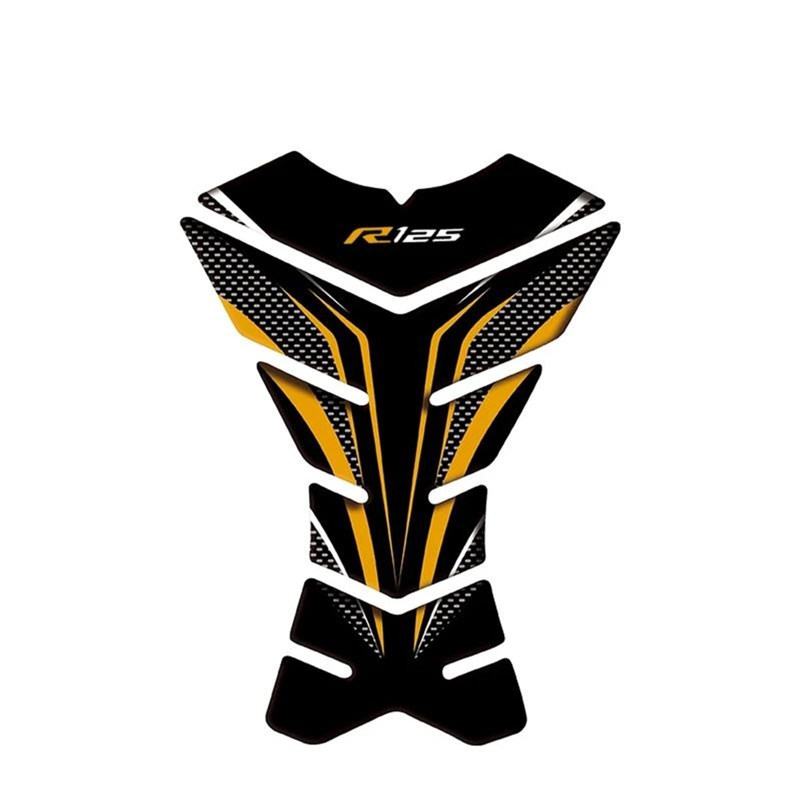 Motorcycle Accessories Sticker Decoration Decal Kit Gasoline Tank Pad Protector for Yamaha YZF R125 Accessories(Color19)