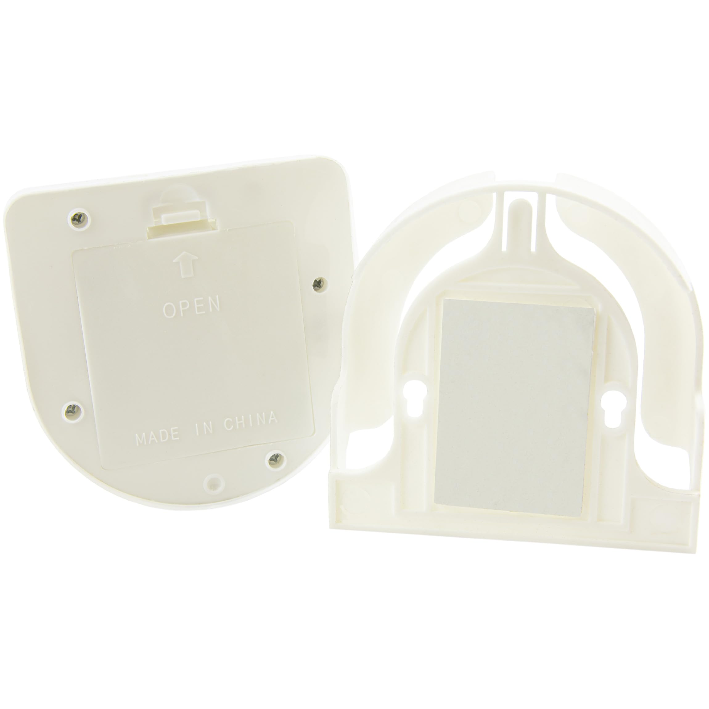 Smart Home Stick-Up Battery Operated Light Shaped Bulb Fixture, 2 Pack