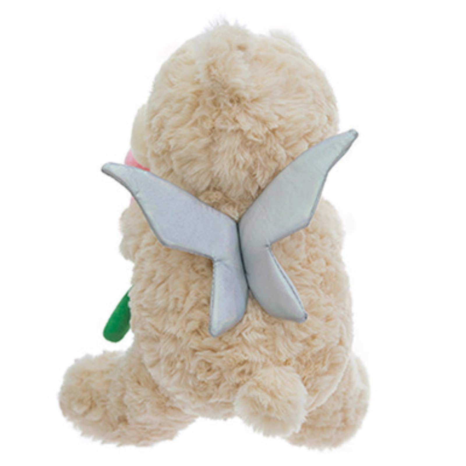 Niedliches Teddybär Plüschtier mit Blume und Flügeln, Kuscheltier Bär, WeichesTeddybären Stofftier Geschenk für Kinder & Erwachsene (60cm,mi)