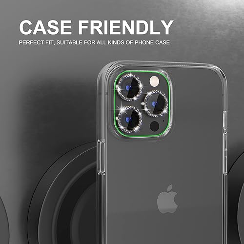 Miniatura 4 de Choiche Protector de lente de cámara compatible con iPhone 13 ProiPhone 13 Pro Max, protector de lente de cámara, protector de pantalla de vidrio