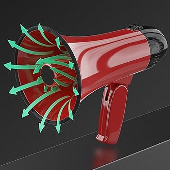 Amazon.co.jp: メガホン メガフォン 拡声器 かくせいき 録音でき