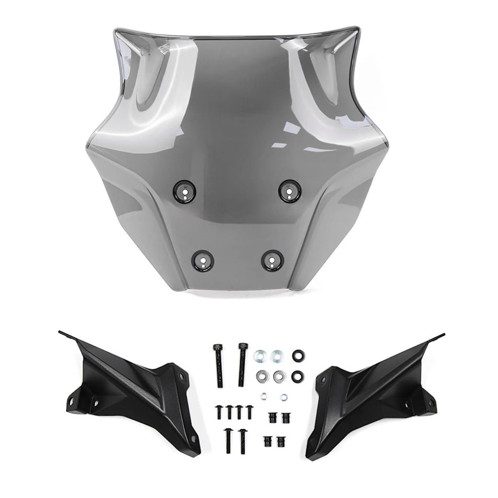 Pasuje do motocykla Yamaha MT-07 MT07 2025 2026 Przednia owiewka, deflektor szyby przedniej Przednia szyba motocyklowa(1 Set Light gray)