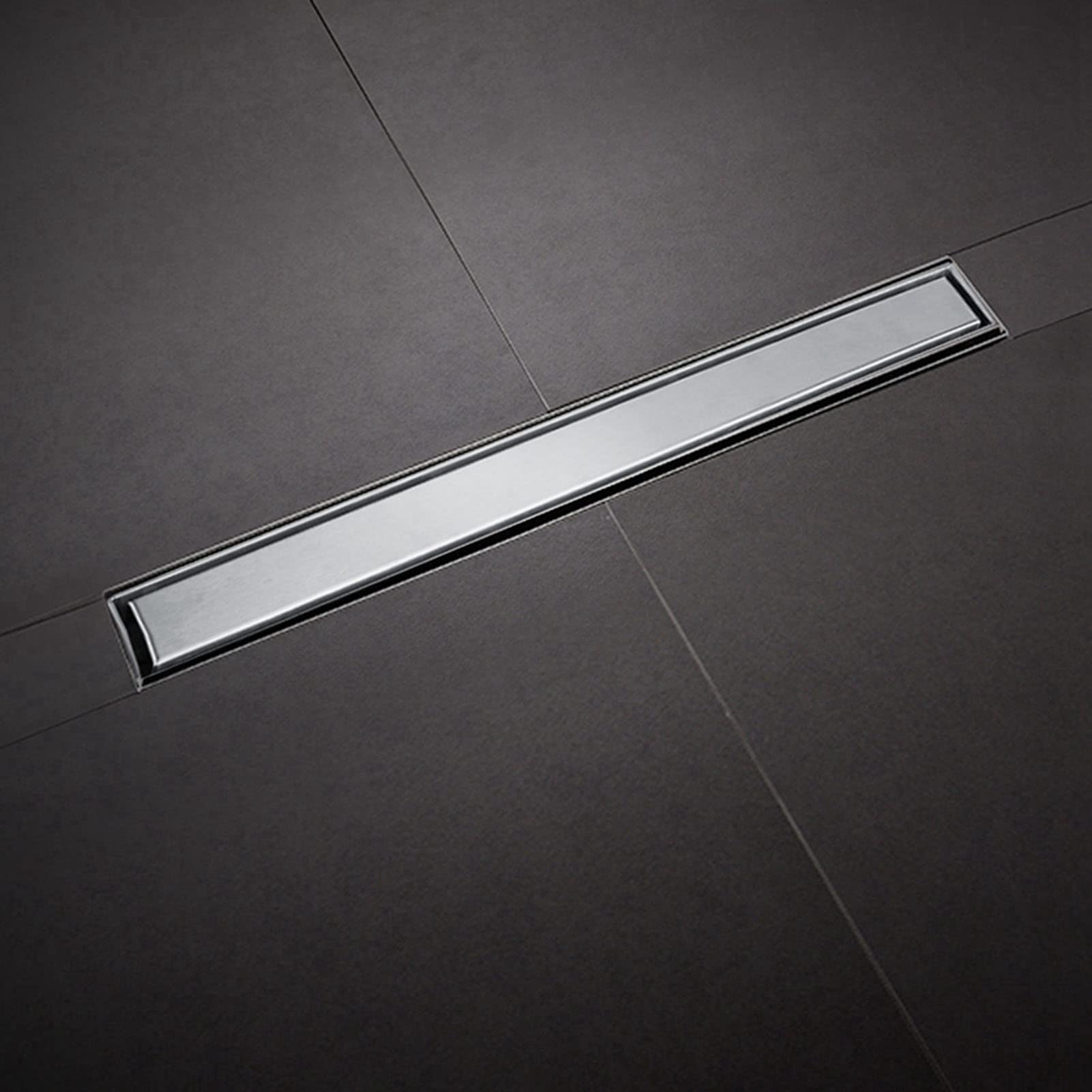 Schimer Scarico per Doccia Lineare in Acciaio Inossidabile con Tecnologia di Drenaggio Unica Facile Manutenzione Nella del Bagno, 70 Cm (100 cm)
