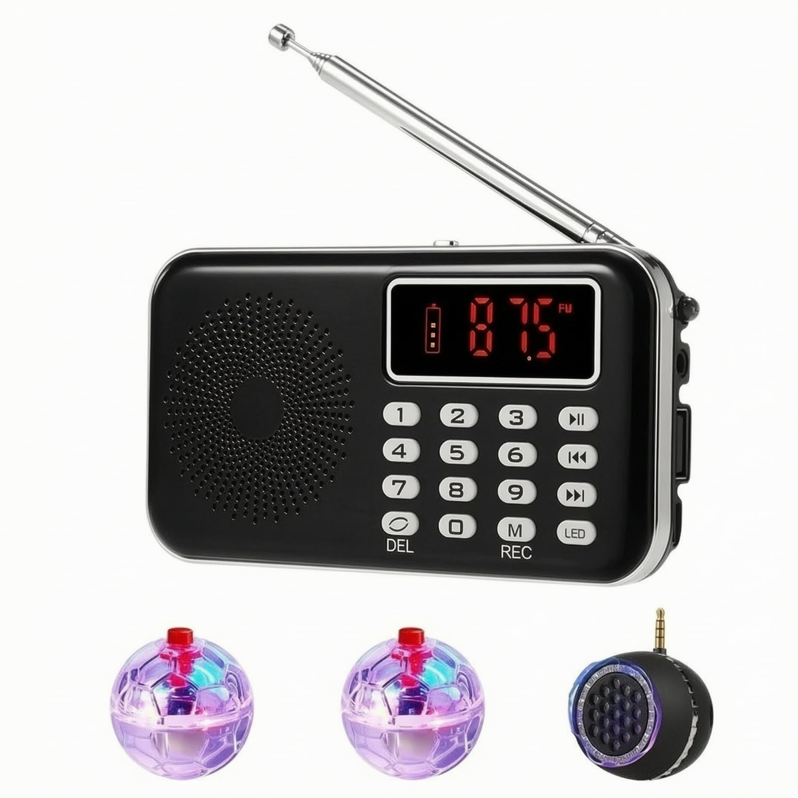 Mini Radio Compact Radio Portable | Fiable, Polyvalente, pr déplacement, Seniors