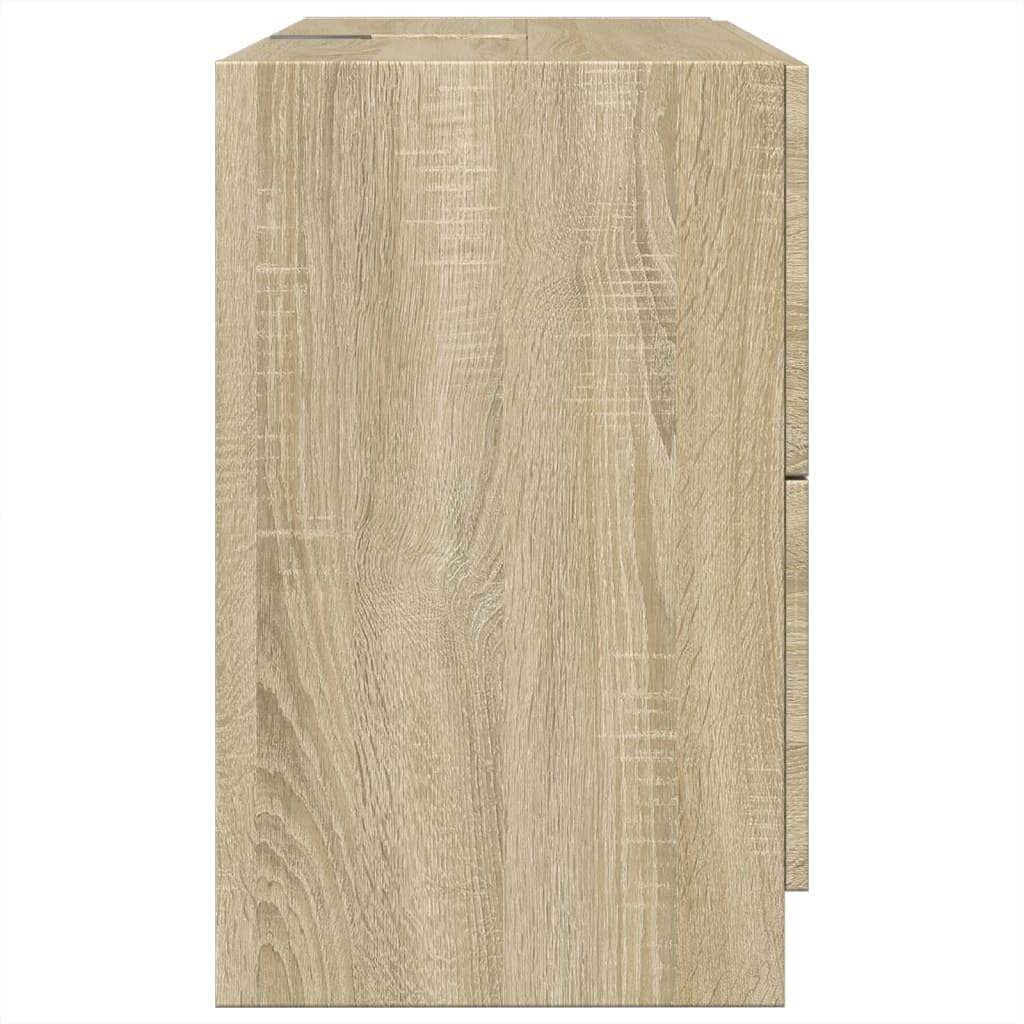 Armario de Lavabo Madera de ingeniería Roble Sonoma 78x37x59 cm,Mobiliario,Muebles de baño,25.9kg-848117