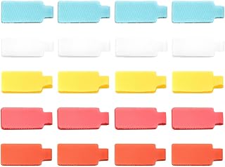 Cable Labels - 20PC Cable Tags | Cable Labels Tags Write On | Reusable Wire Labels | Cable Identification Tags | Write On Cable Identifier Assorted Colors for Organizing Wires & Identification