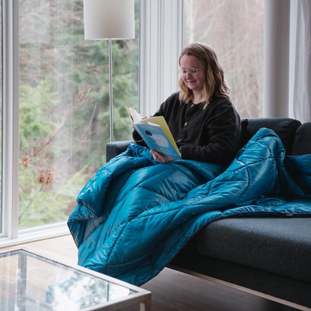 Rumpl The NanoLoft Puffy Blanket Indoor Outdoor Camping