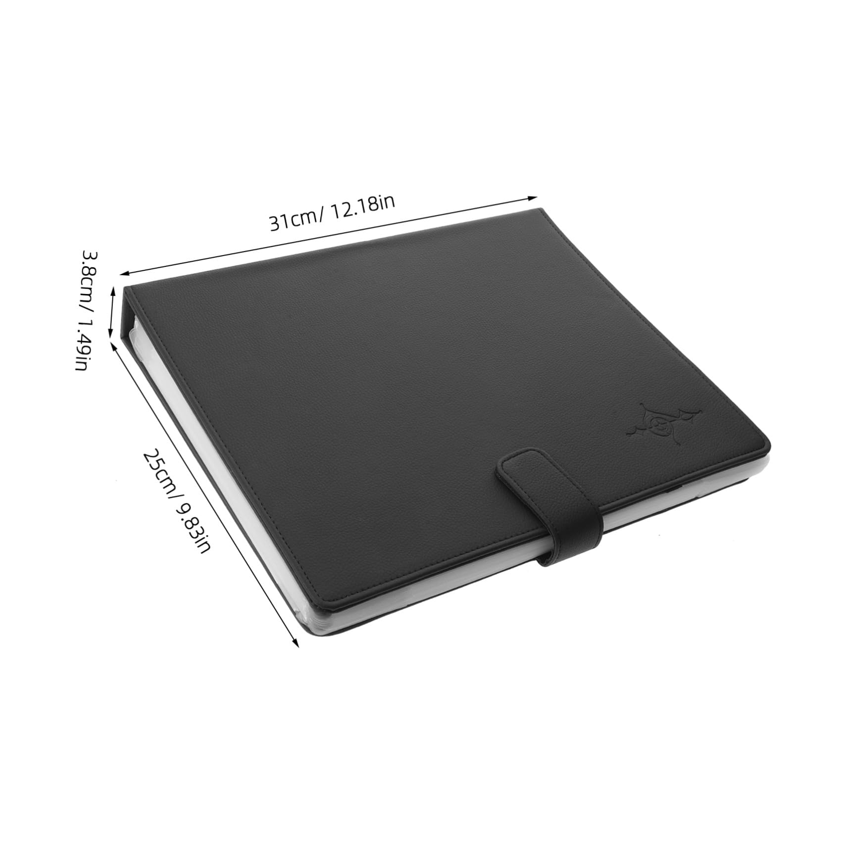 PU Leather Music Sheet Folder Organizer with Pages Magnetic Closure Elastic Strap And Corner Pocket Versatile Choir Binder for Piano Guitar And Orchestra Performance