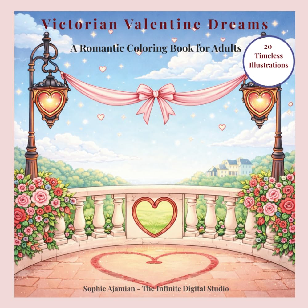 Victorian Valentine Dreams: A Romantic Coloring Book for Adults Inspired by Victorian Love & Elegance (The Minis Coloring Series)