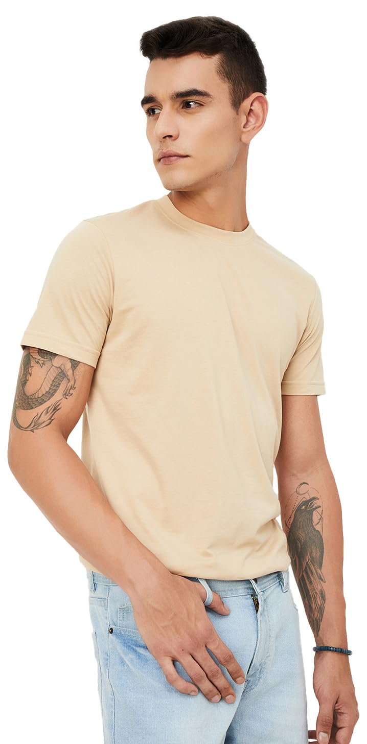 Men Solid T-Shirt - Pack of 2-image-26