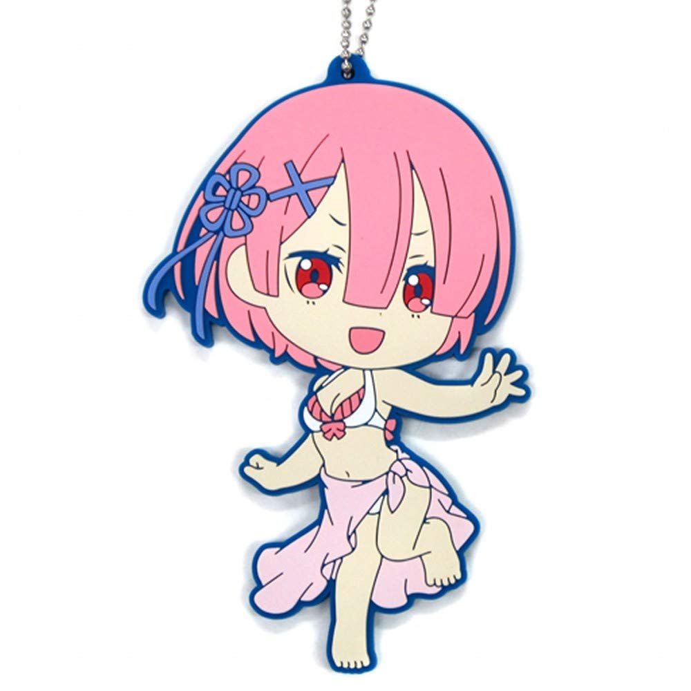 BanprestoIchiban Kuji Premium Re:Zero Starting Life in Another World Big Rubber Strap Ram F Award