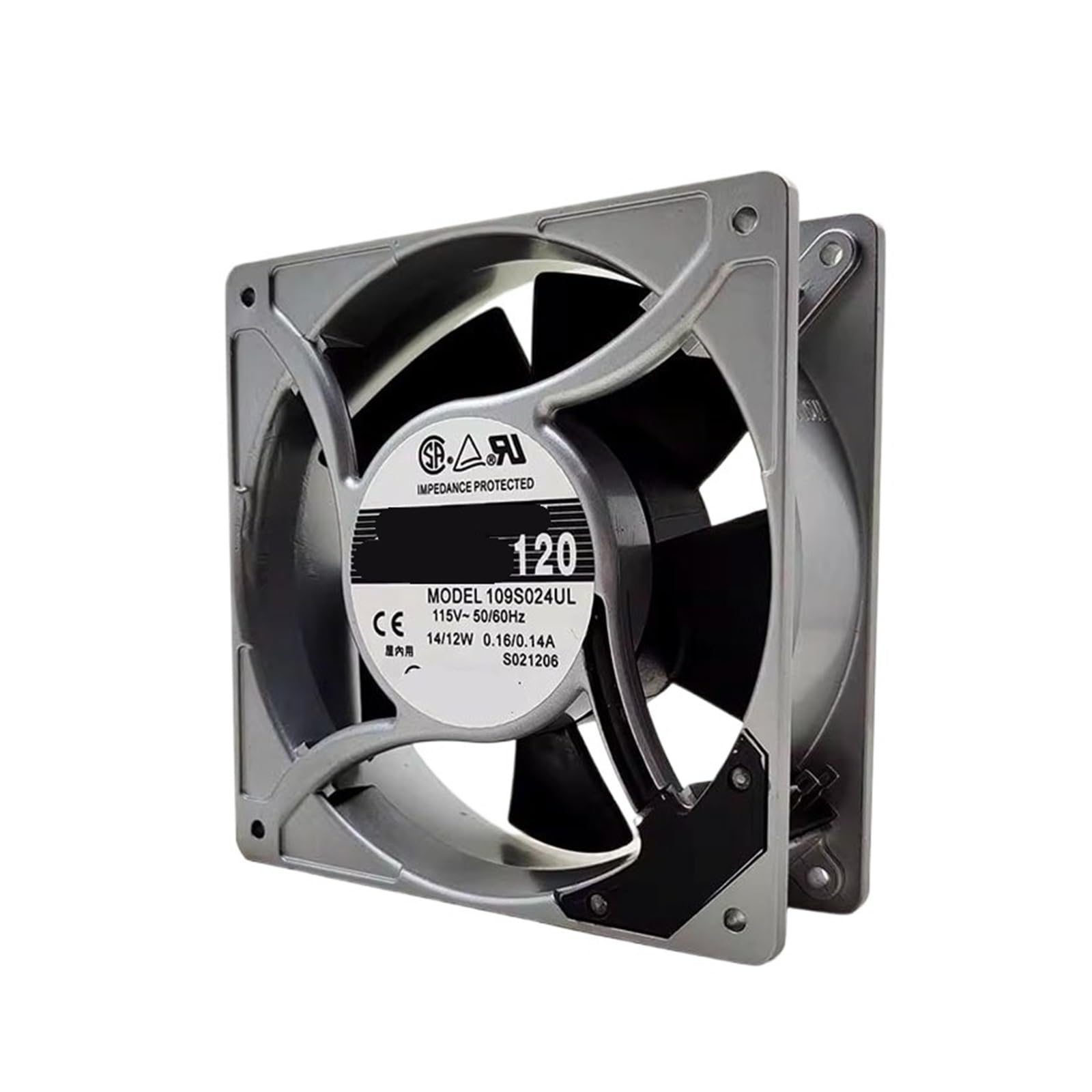 TPKMVGAP 109S024UL AC 115V 0.16/0.14A 12038 120 * 120 * 38mm 12cm COOLING FAN