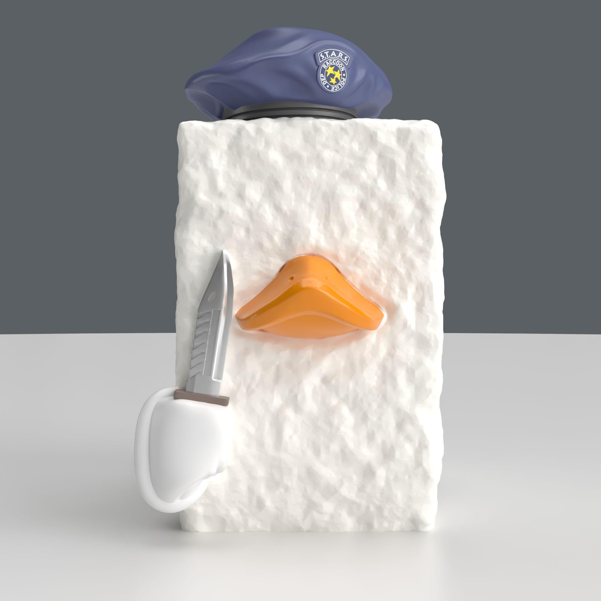 TUBBZ Mini: Resident Evil - Tofu Cosplaying Rubber Duck Vinyl Figure, Tofu (Mini) - Image 4