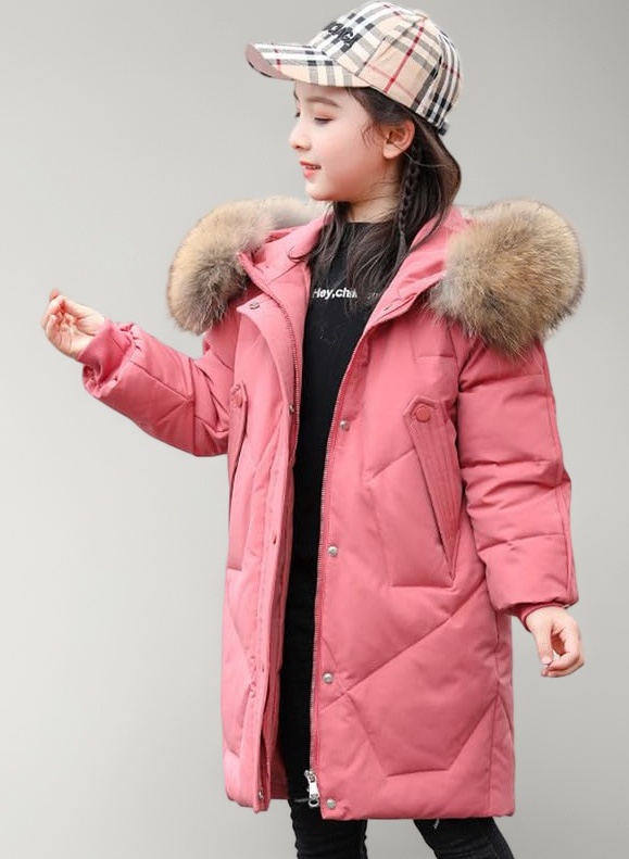 Runstarshow Girls Padded Winter Coat Kids Girls Hooded Quilted Jacket Teen Girls Puffy Coats with Hood Warm School Outerwear with Pockets for Girls Age 7-16 Years