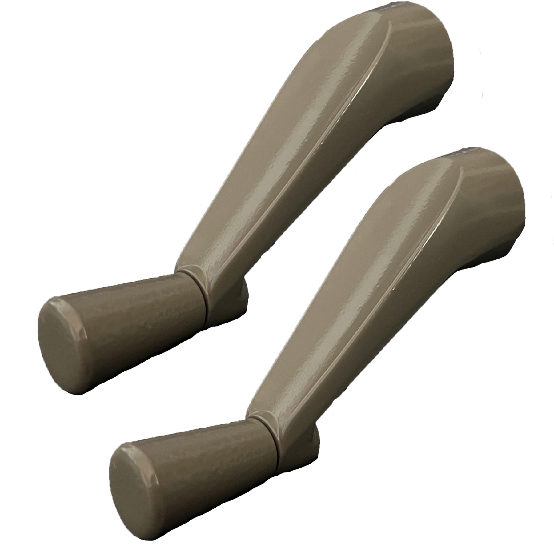 Window Crank Handle Replacement (2-Pack) - Black, 3/8" Spline Socket, Smooth 360° Turn For Casement Windows - View #7