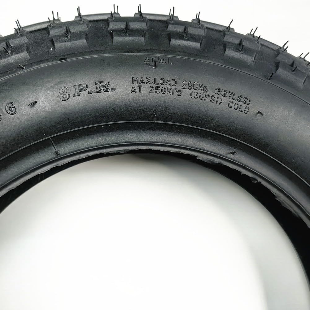Kit camera d'aria per bici elettrica 16 x 4.0 e gomma butilica con valvola diritta, resistente 4PR/8PR sostituzione per /16 pollici/e-bike e/12 pollici/cerchione, nero//