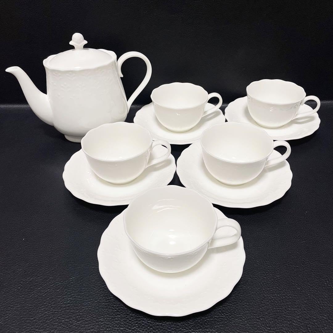 Amazon.co.jp: Noritake Bone Cbina 千趣会ポット カップソーサー5客 