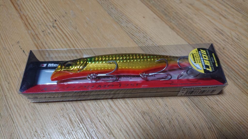 Amazon.co.jp: メガバス カゲロウ MD 125F GG 金ボラ メガバス KAGELOU