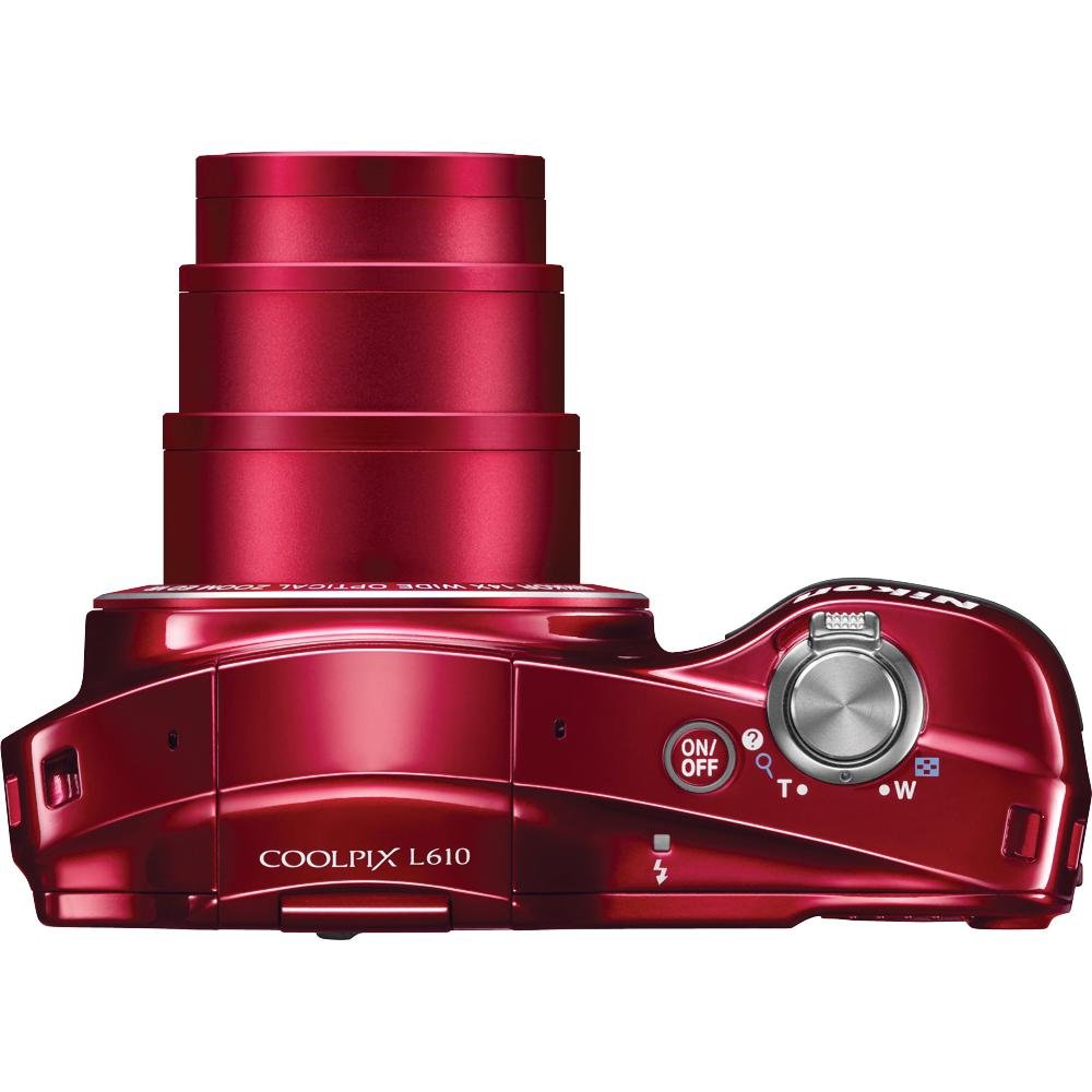 Buy Nikon Coolpix L610 16.0MP Point-and-Shoot Digital Camera (Red