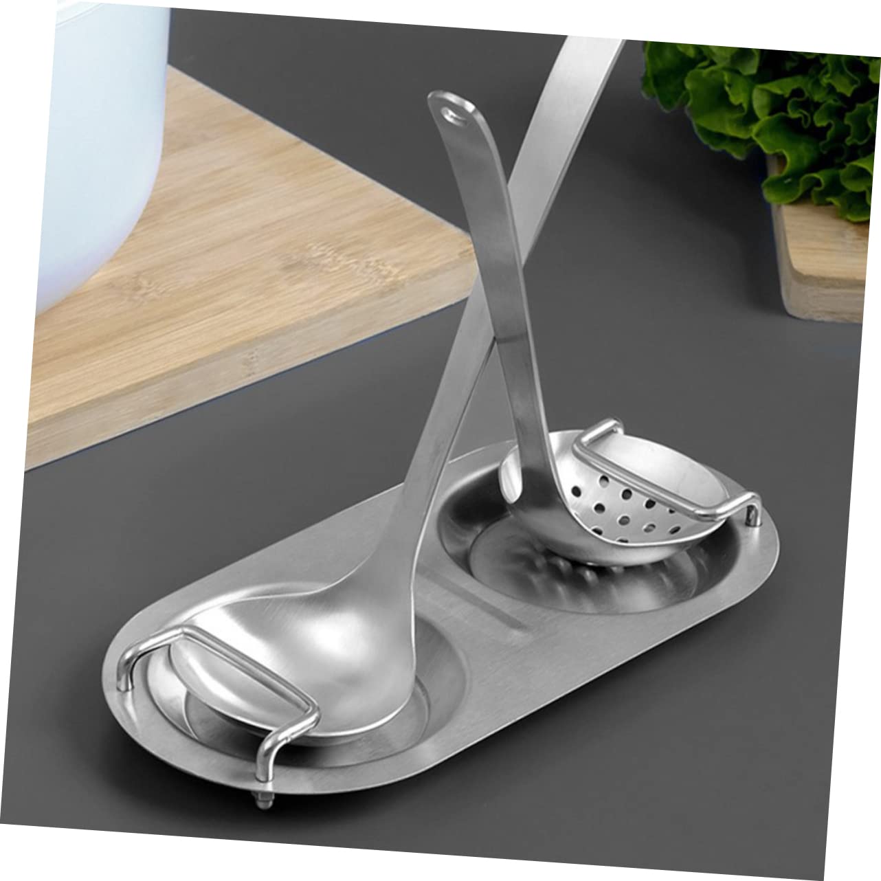 4 Repose-couverts En Forme De Teckel - Porte-cuillère, Fourchette - Pour Table Et Restaurant - Décoration Utile