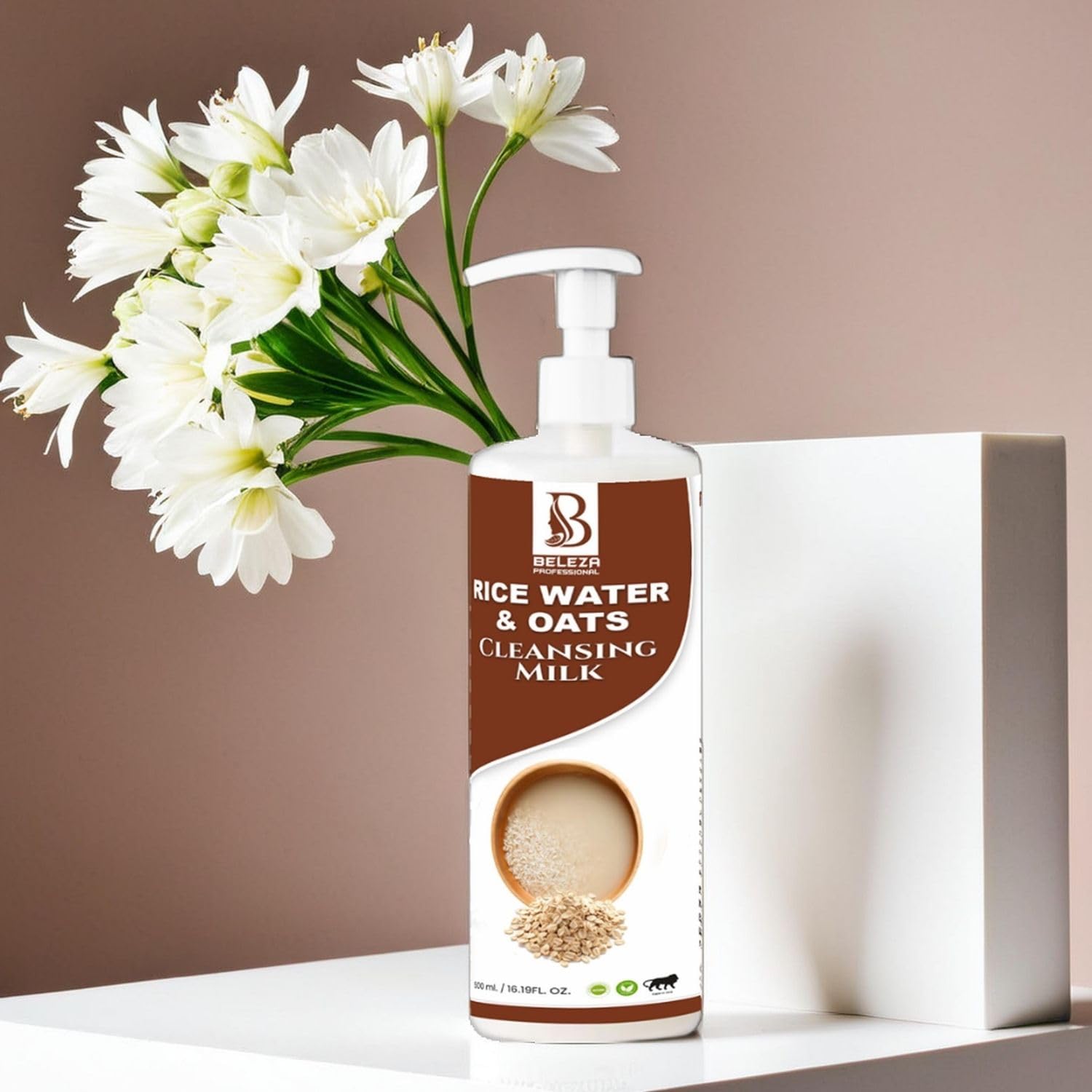 Rice Water & Oats Cleansing Milk |Unisex Deep Cleanser, Hydrates, Gentle makeup remover-image-6
